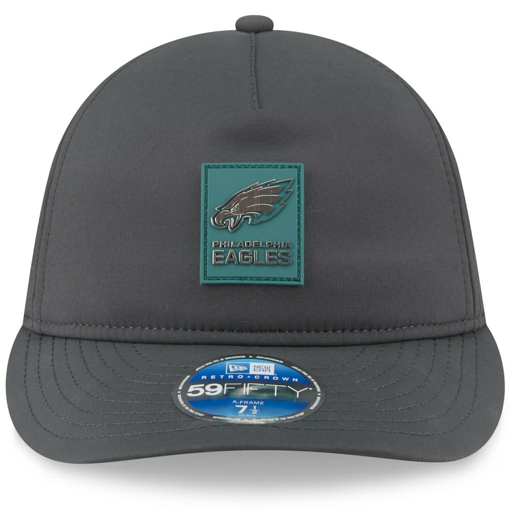 Philadelphia Eagles 2025 Sideline Cold Weather Retro Crown 59FIFTY Fitted Hat | NFL US