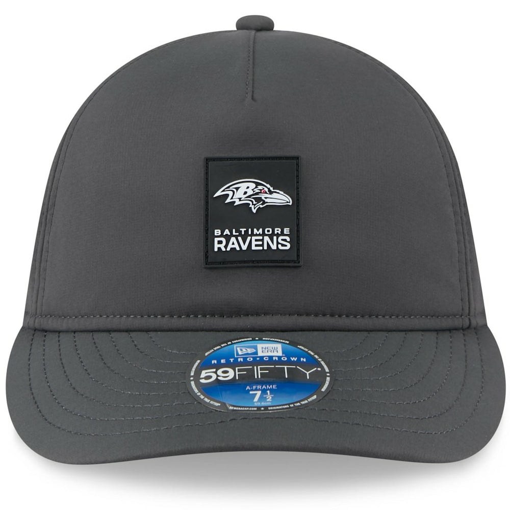 Baltimore Ravens 2025 Sideline Cold Weather Retro Crown 59FIFTY Fitted Hat | NFL Near me