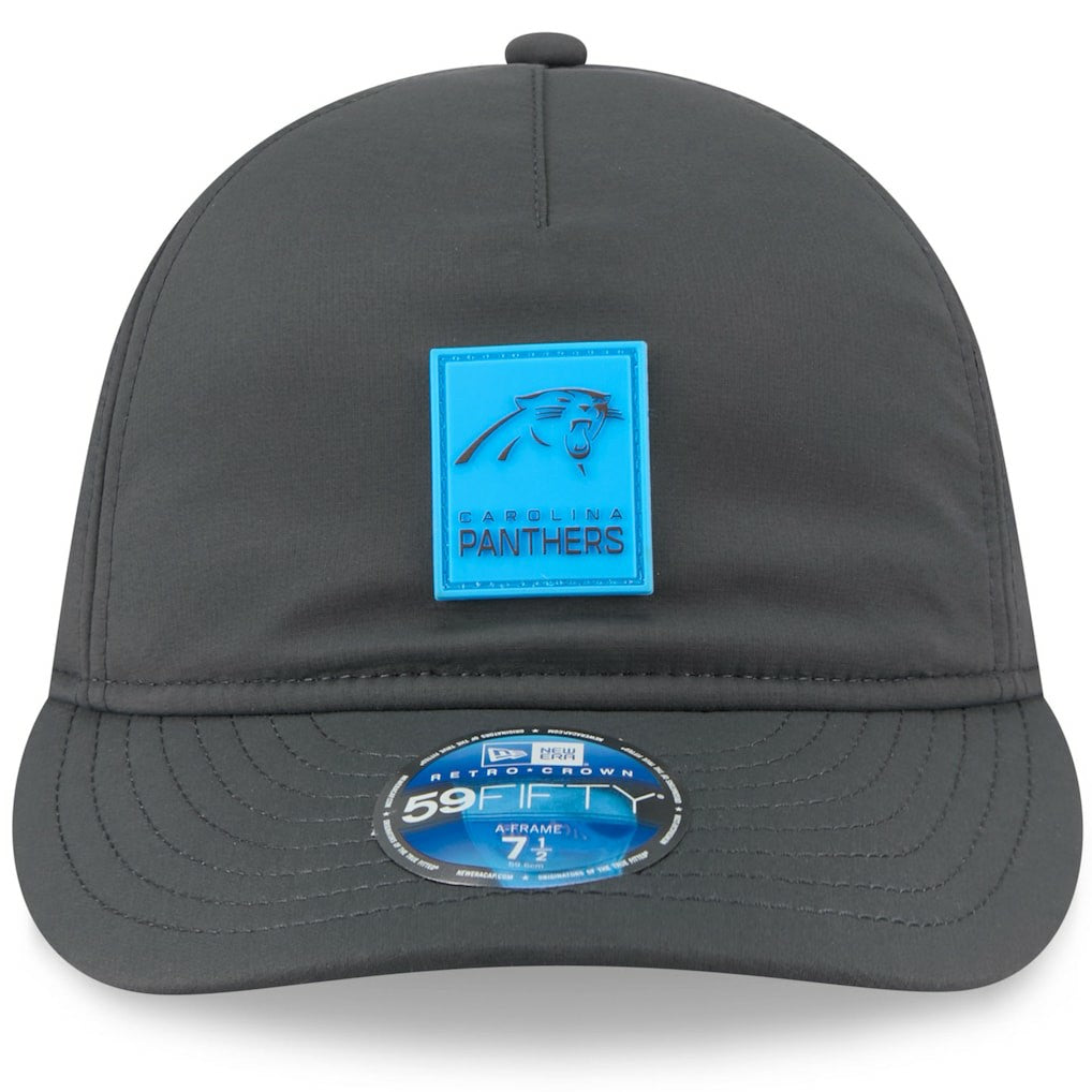Carolina Panthers 2025 Sideline Cold Weather Retro Crown 59FIFTY Fitted Hat | NFL Outlet