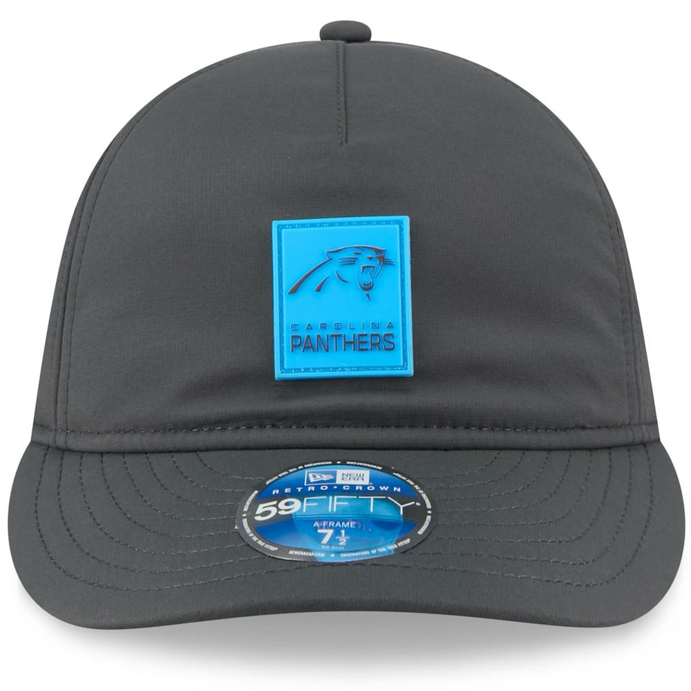 Carolina Panthers 2025 Sideline Cold Weather Retro Crown 59FIFTY Fitted Hat | NFL Outlet