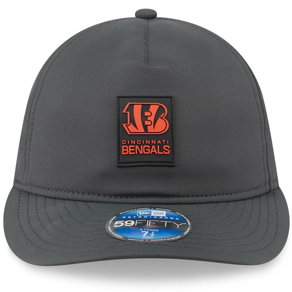 Cincinnati Bengals 2025 Sideline Cold Weather Retro Crown 59FIFTY Fitted Hat | NFL US