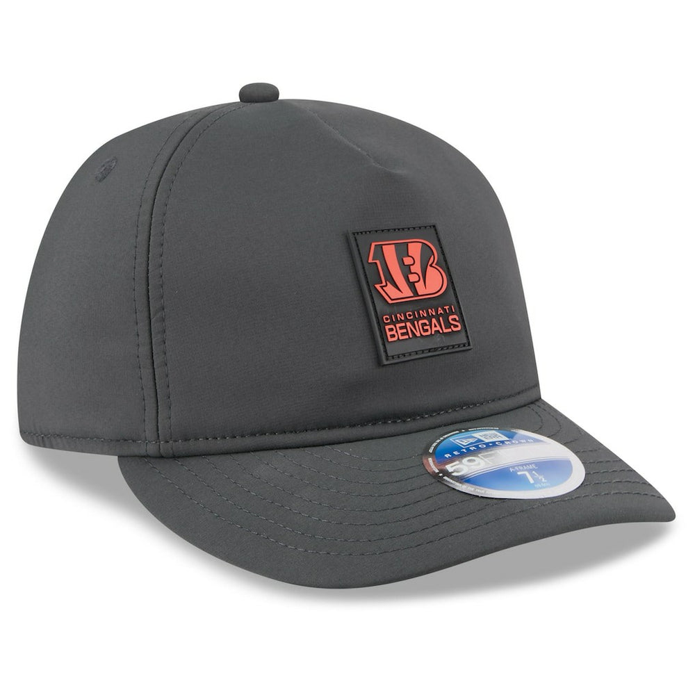 Cincinnati Bengals 2025 Sideline Cold Weather Retro Crown 59FIFTY Fitted Hat | NFL US