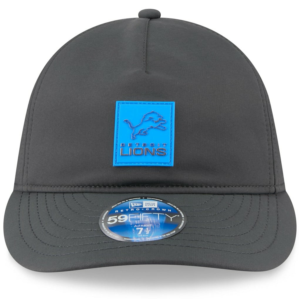 Detroit Lions 2025 Sideline Cold Weather Retro Crown 59FIFTY Fitted Hat | NFL Outlet