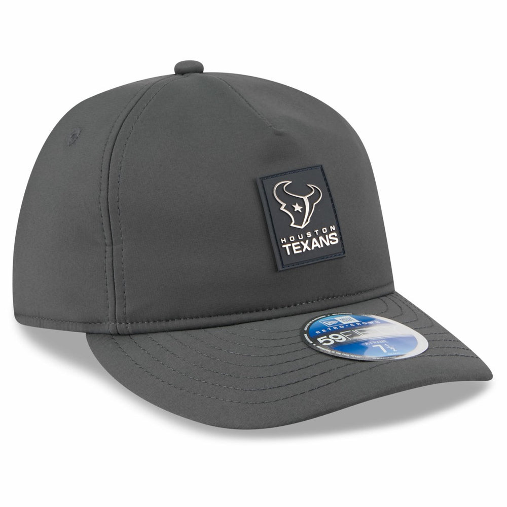 Houston Texans 2025 Sideline Cold Weather Retro Crown 59FIFTY Fitted Hat | NFL Sale