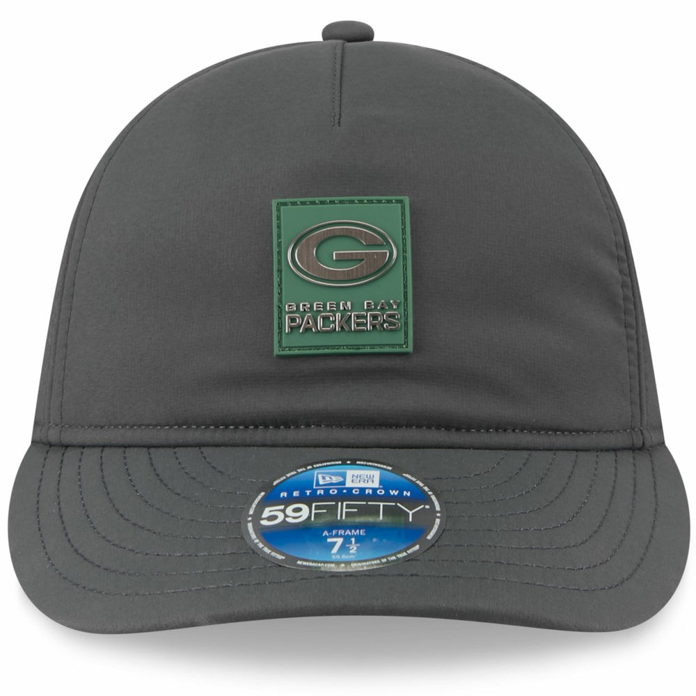 Green Bay Packers 2025 Sideline Cold Weather Retro Crown 59FIFTY Fitted Hat | NFL Sale