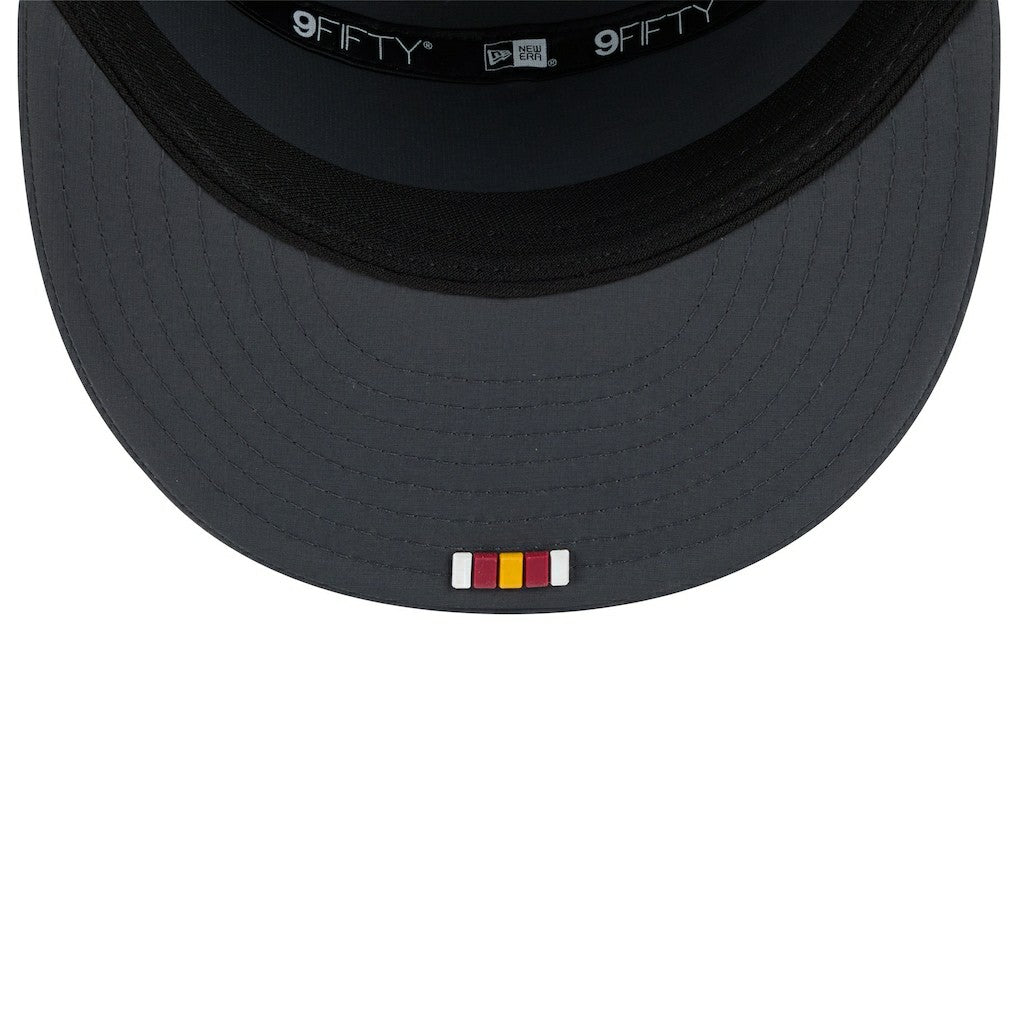 Washington Commanders 2025 Sideline Cold Weather Split Panel 9FIFTY Snapback Hat | NFL Hot