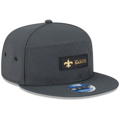 New Orleans Saints 2025 Sideline Cold Weather Split Panel 9FIFTY Snapback Hat | NFL Online