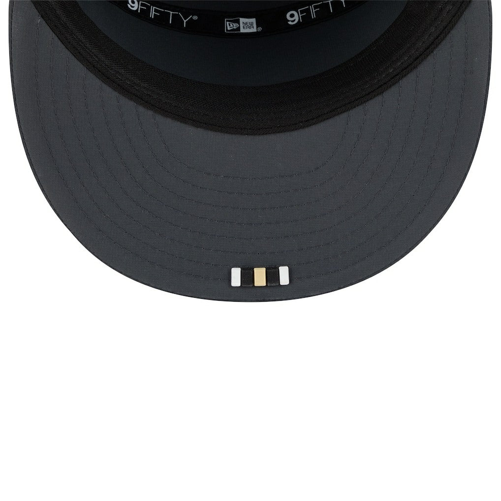 New Orleans Saints 2025 Sideline Cold Weather Split Panel 9FIFTY Snapback Hat | NFL Online