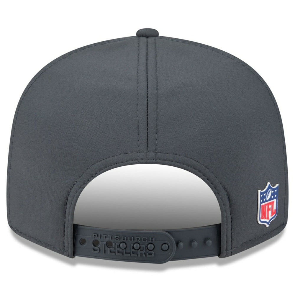 Pittsburgh Steelers 2025 Sideline Cold Weather Split Panel 9FIFTY Snapback Hat | NFL On sale