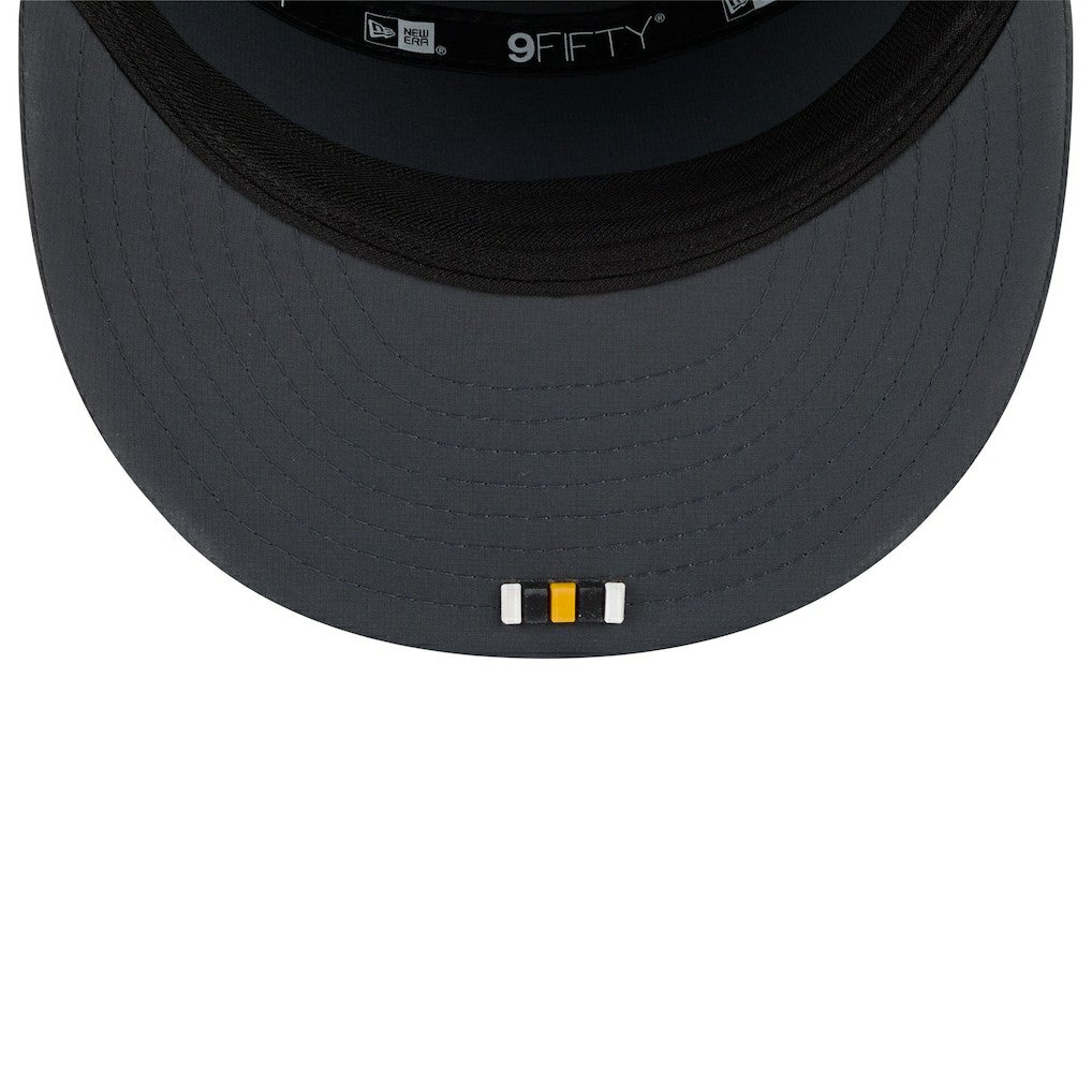 Pittsburgh Steelers 2025 Sideline Cold Weather Split Panel 9FIFTY Snapback Hat | NFL On sale
