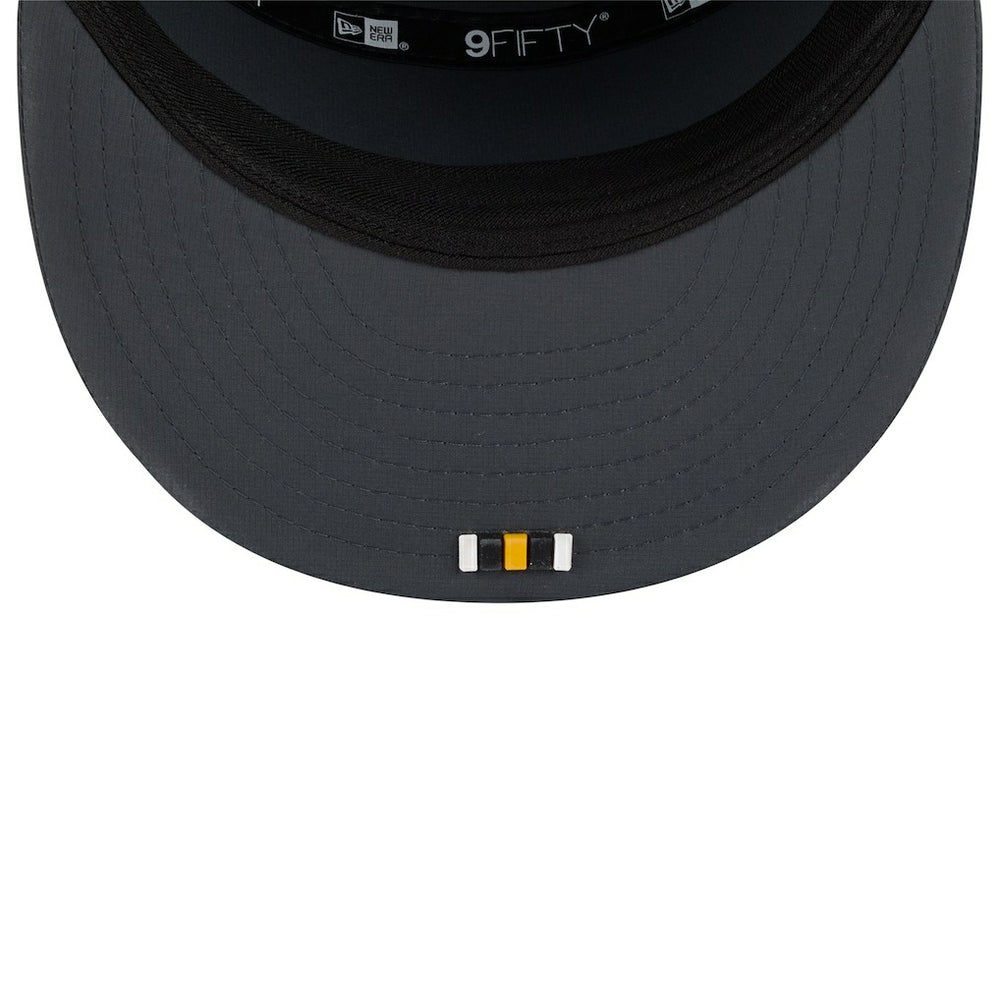 Pittsburgh Steelers 2025 Sideline Cold Weather Split Panel 9FIFTY Snapback Hat | NFL On sale