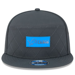 Detroit Lions 2025 Sideline Cold Weather Split Panel 9FIFTY Snapback Hat | NFL Hot