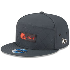 Cleveland Browns 2025 Sideline Cold Weather Split Panel 9FIFTY Snapback Hat | NFL US