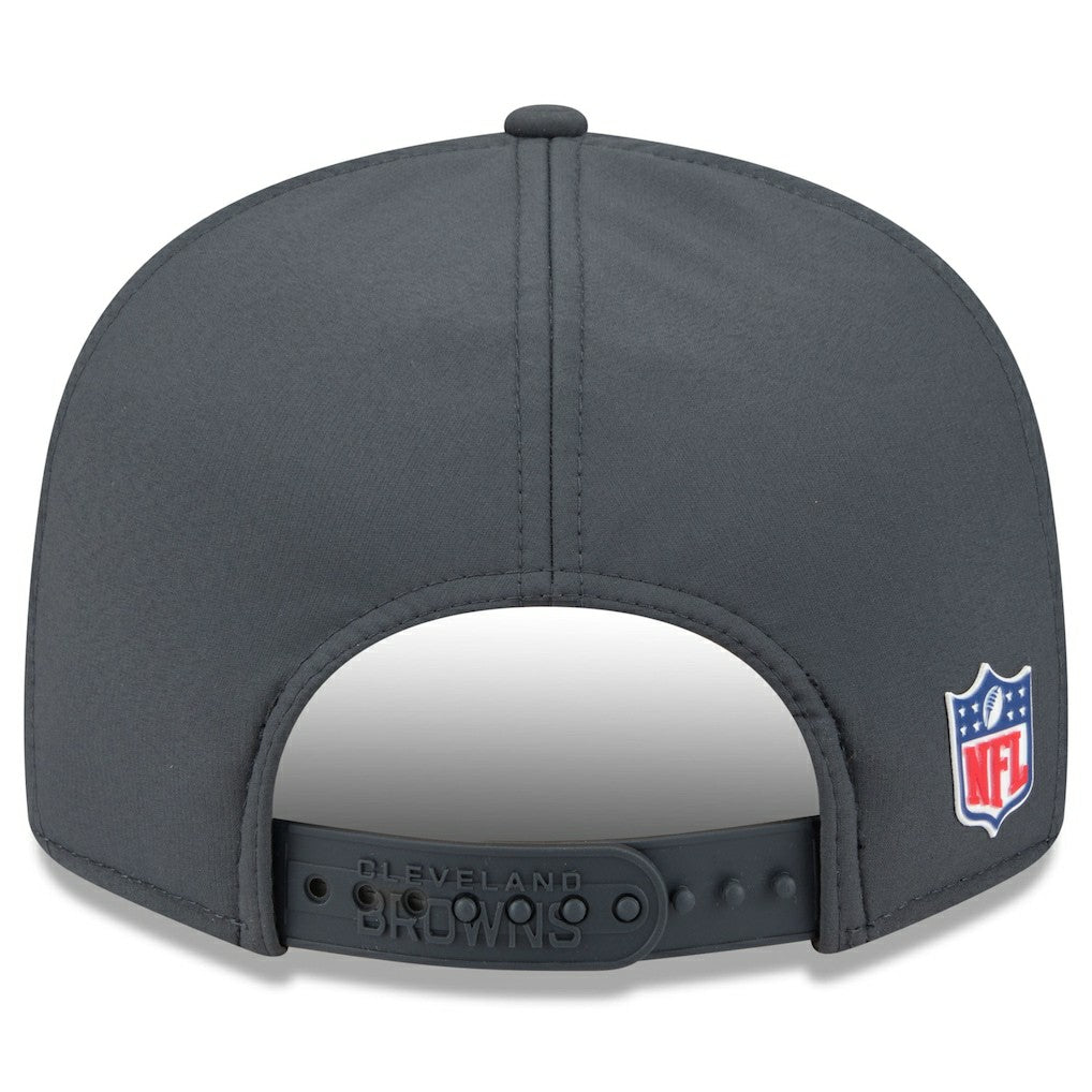 Cleveland Browns 2025 Sideline Cold Weather Split Panel 9FIFTY Snapback Hat | NFL US