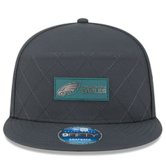 Philadelphia Eagles 2025 Sideline Cold Weather Split Panel 9FIFTY Snapback Hat | NFL Discount