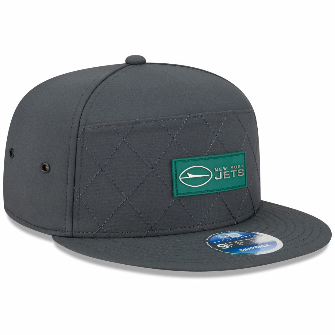 New York Jets 2025 Sideline Cold Weather Split Panel 9FIFTY Snapback Hat | NFL Hot