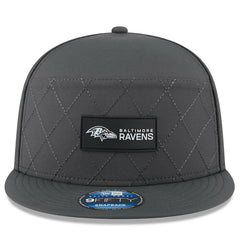 Baltimore Ravens 2025 Sideline Cold Weather Split Panel 9FIFTY Snapback Hat | NFL On sale