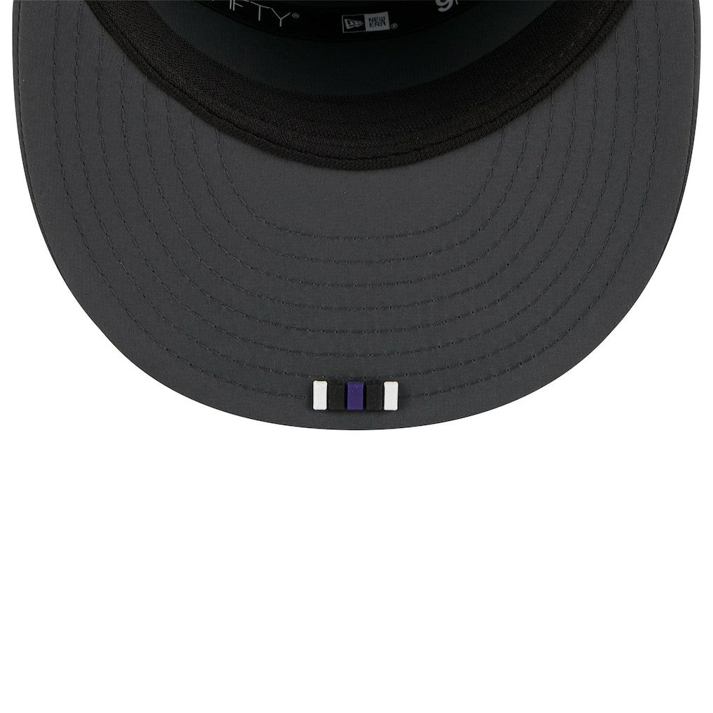 Baltimore Ravens 2025 Sideline Cold Weather Split Panel 9FIFTY Snapback Hat | NFL On sale