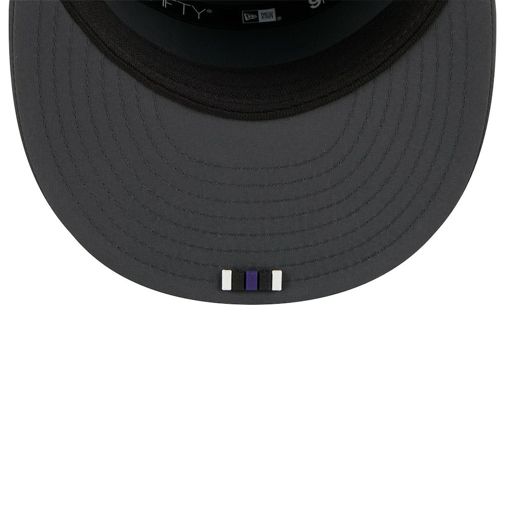 Baltimore Ravens 2025 Sideline Cold Weather Split Panel 9FIFTY Snapback Hat | NFL On sale