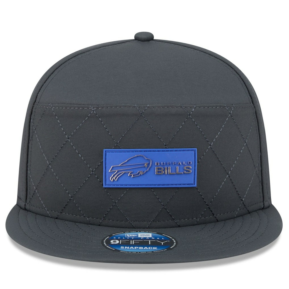 Buffalo Bills 2025 Sideline Cold Weather Split Panel 9FIFTY Snapback Hat | NFL New