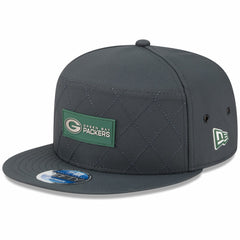 Green Bay Packers 2025 Sideline Cold Weather Split Panel 9FIFTY Snapback Hat | NFL New