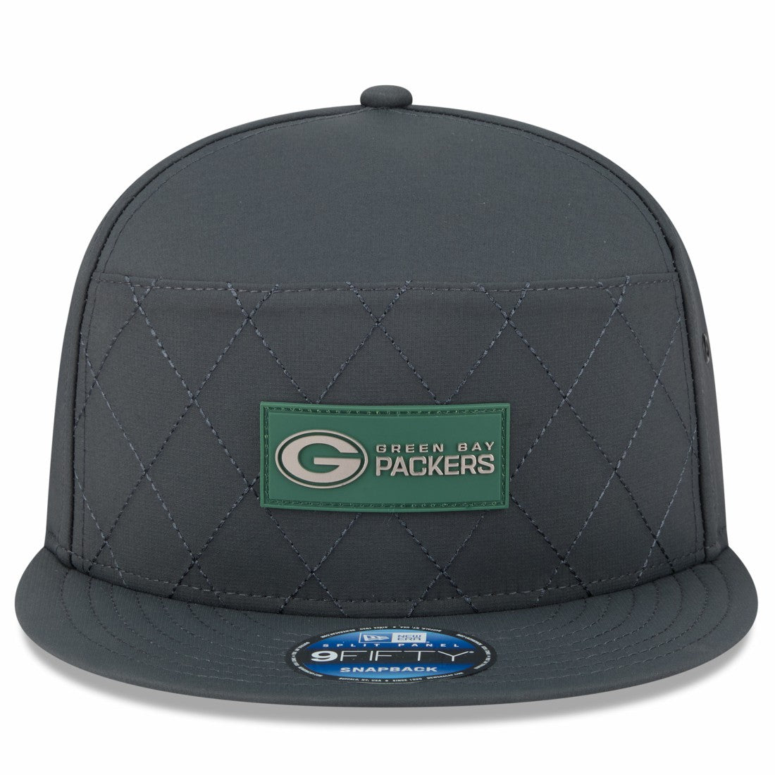 Green Bay Packers 2025 Sideline Cold Weather Split Panel 9FIFTY Snapback Hat | NFL New