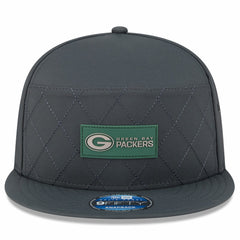 Green Bay Packers 2025 Sideline Cold Weather Split Panel 9FIFTY Snapback Hat | NFL New
