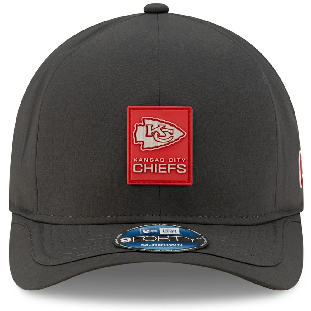 Kansas City Chiefs 2025 Sideline Cold Weather 9FORTY M-Crown Adjustable Hat | NFL Discount