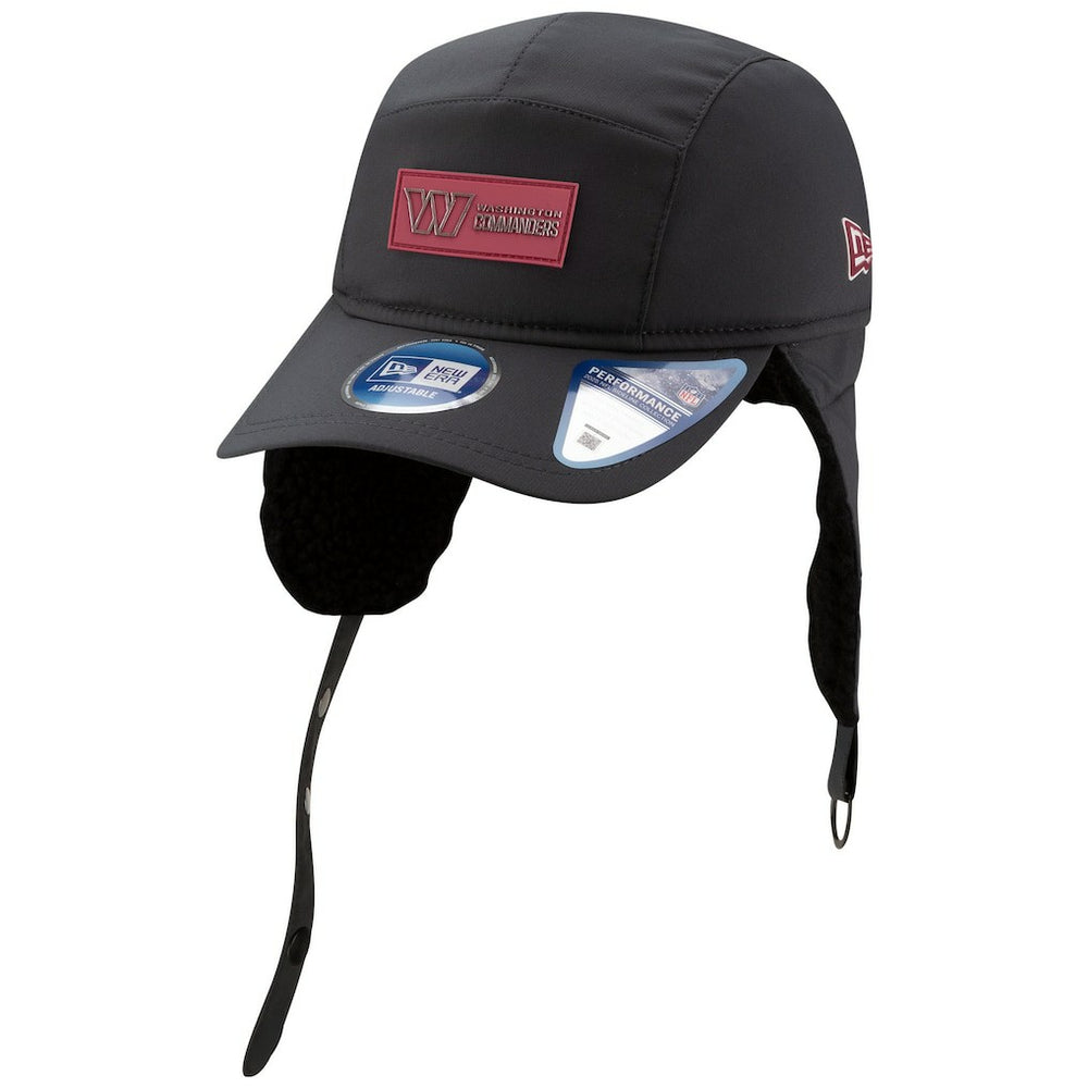 Washington Commanders 2025 Sideline Cold Weather Runner Dog Ear Adjustable Hat | NFL Discount