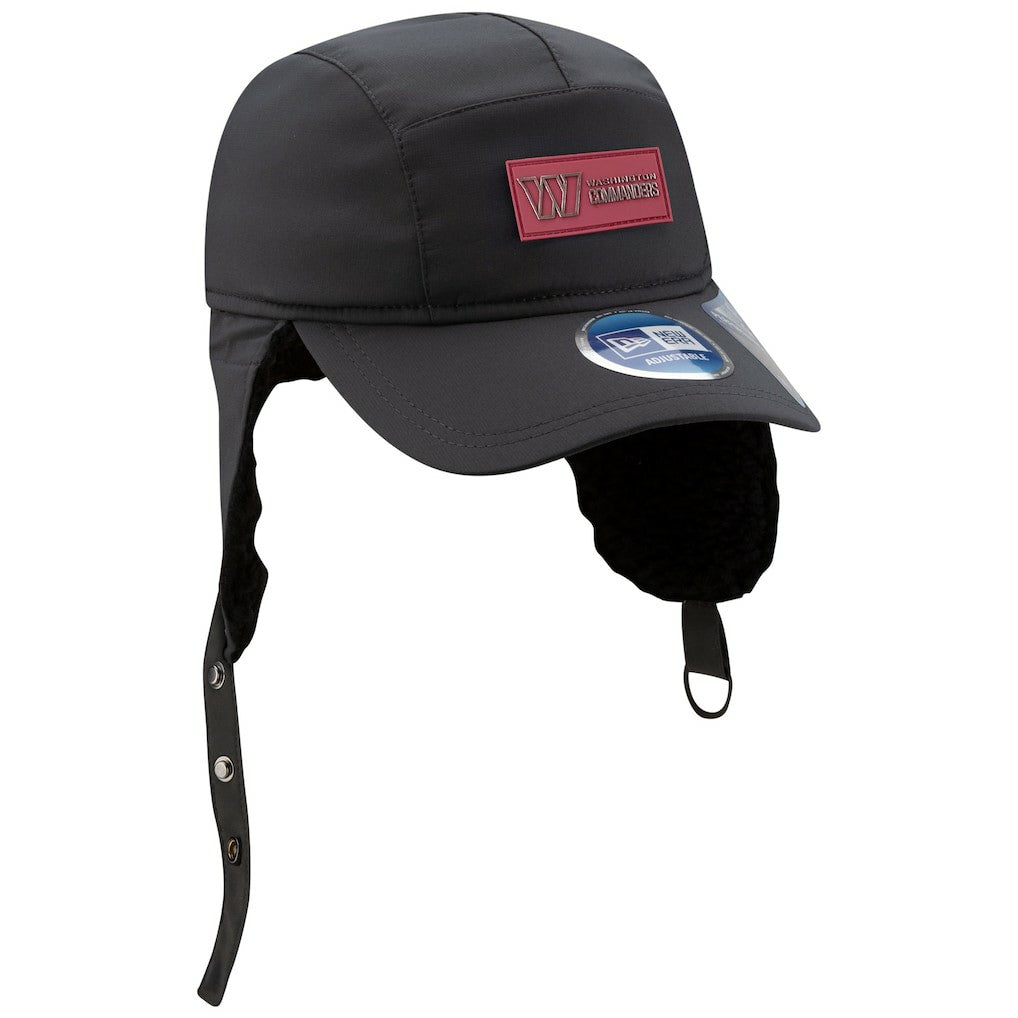 Washington Commanders 2025 Sideline Cold Weather Runner Dog Ear Adjustable Hat | NFL Discount