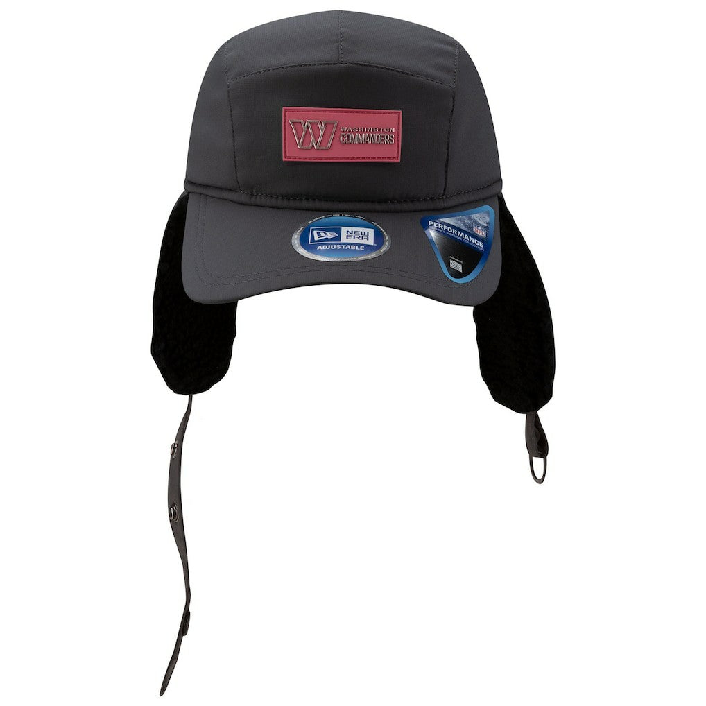 Washington Commanders 2025 Sideline Cold Weather Runner Dog Ear Adjustable Hat | NFL Discount