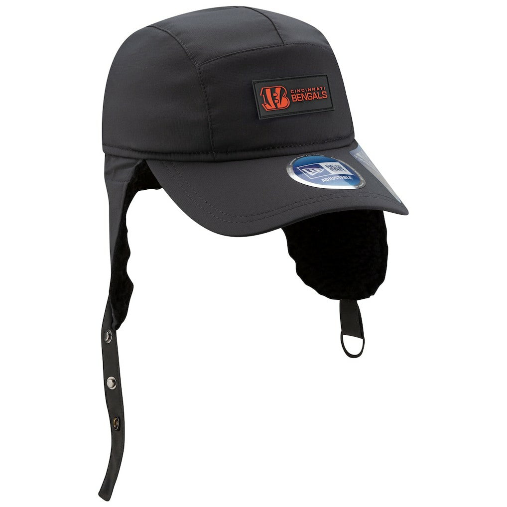 Cincinnati Bengals 2025 Sideline Cold Weather Runner Dog Ear Adjustable Hat | NFL Outlet