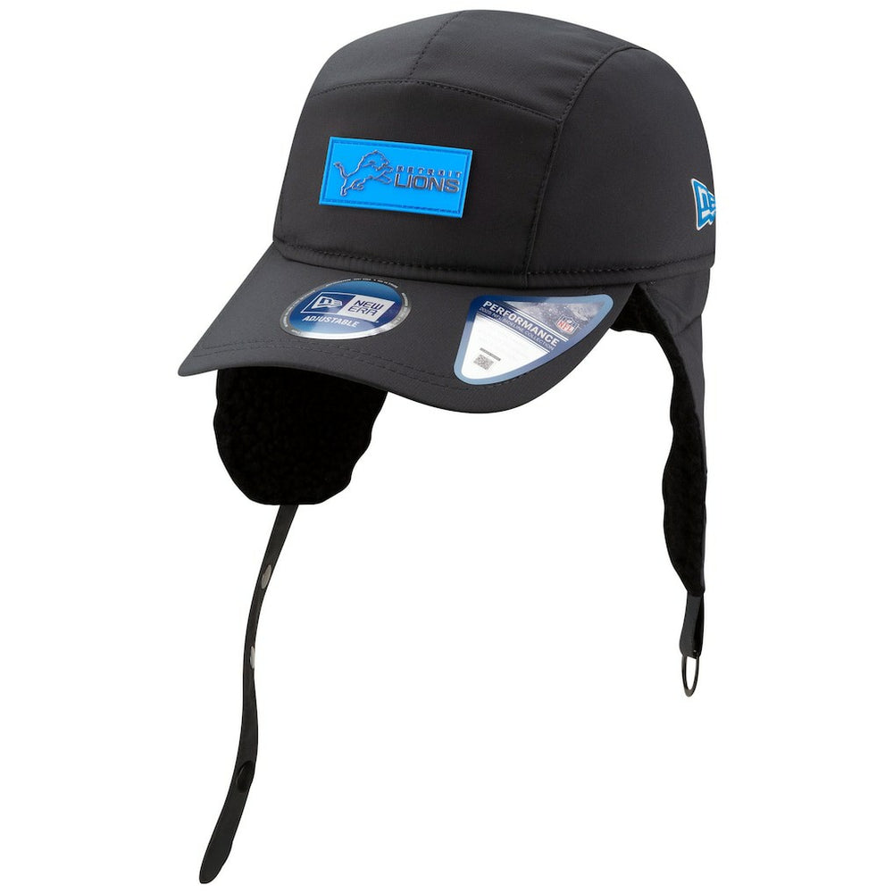 Detroit Lions 2025 Sideline Cold Weather Runner Dog Ear Adjustable Hat | NFL Hot