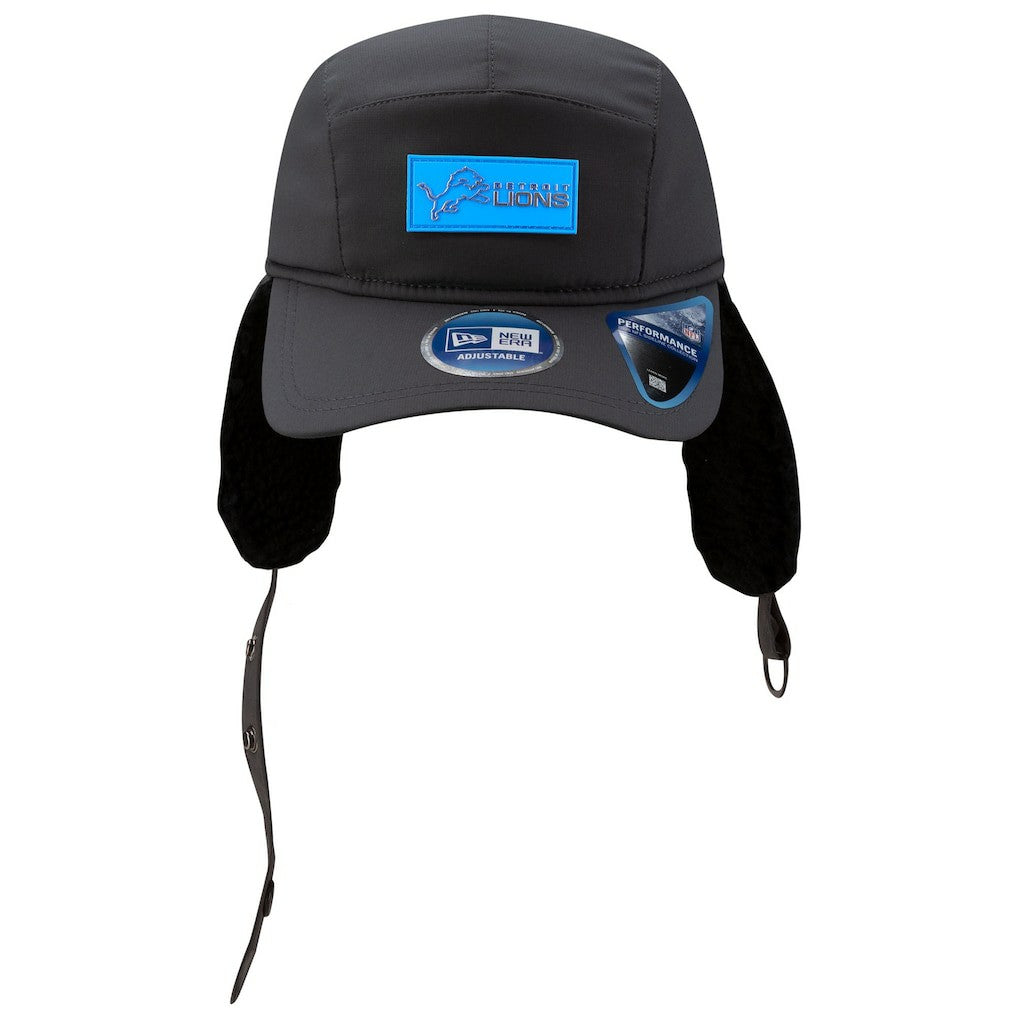 Detroit Lions 2025 Sideline Cold Weather Runner Dog Ear Adjustable Hat | NFL Hot