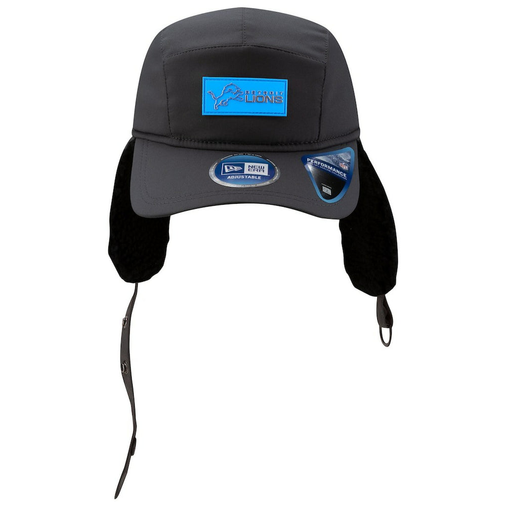 Detroit Lions 2025 Sideline Cold Weather Runner Dog Ear Adjustable Hat | NFL Hot