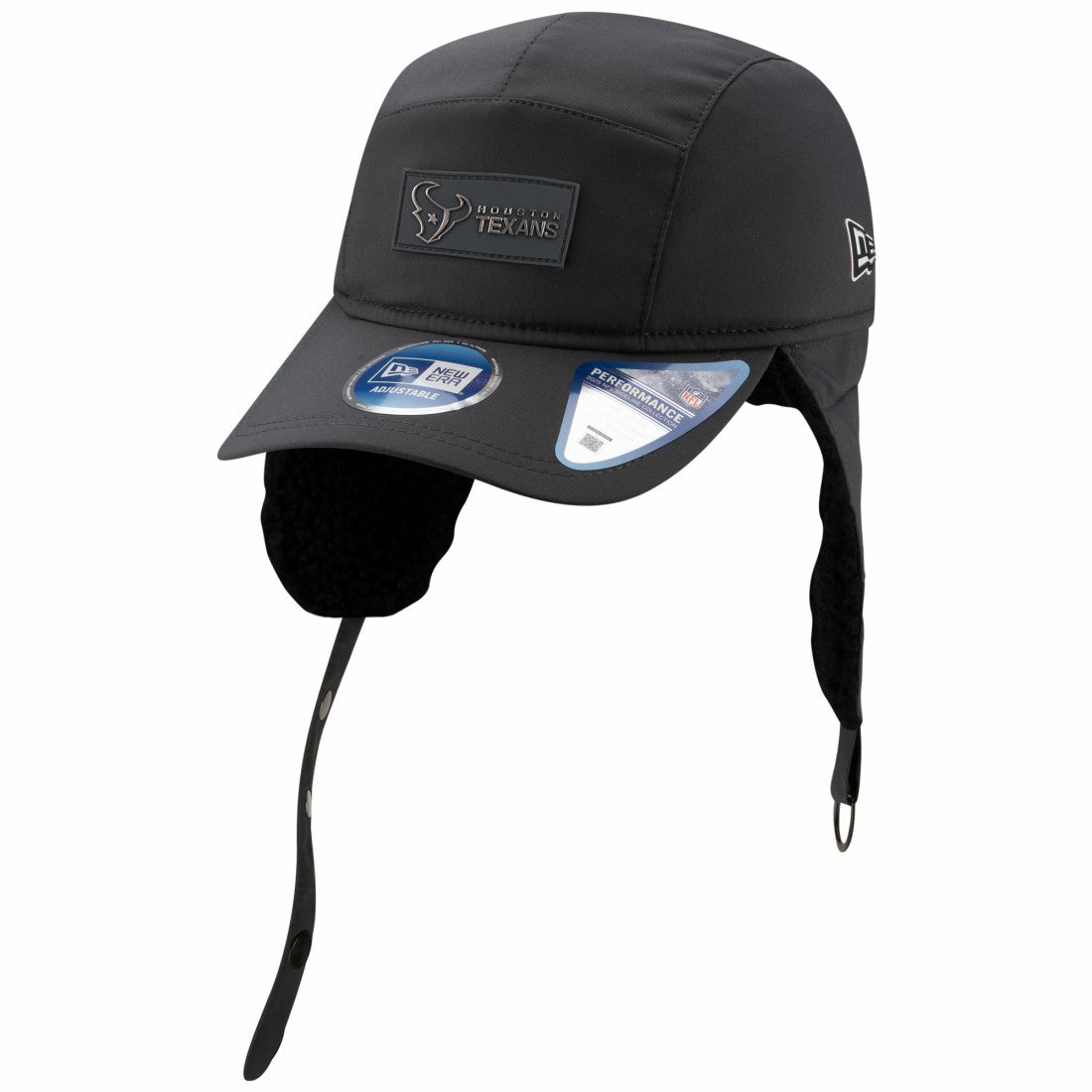 Houston Texans 2025 Sideline Cold Weather Runner Dog Ear Adjustable Hat | NFL Sale