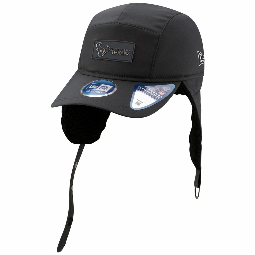 Houston Texans 2025 Sideline Cold Weather Runner Dog Ear Adjustable Hat | NFL Sale