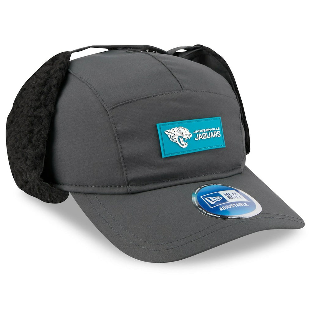 Jacksonville Jaguars 2025 Sideline Cold Weather Runner Dog Ear Adjustable Hat | NFL New