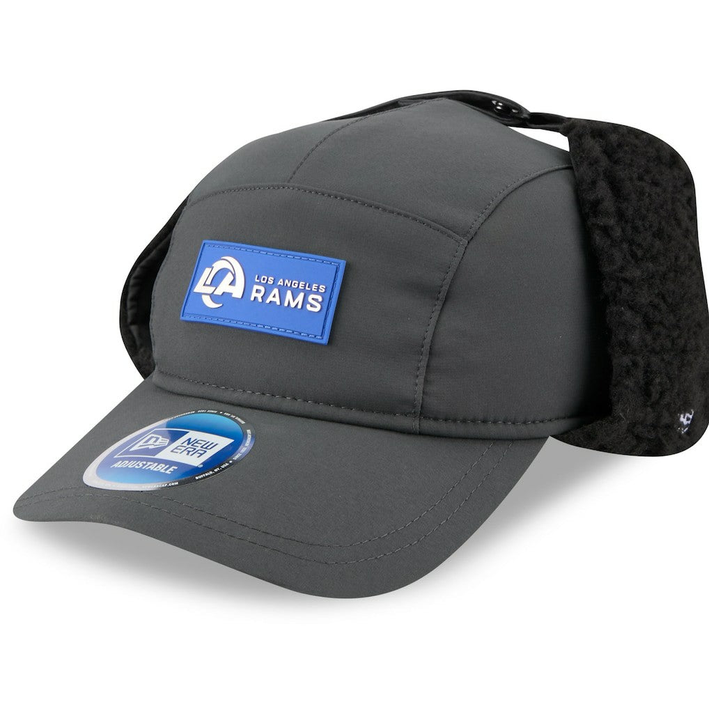 Los Angeles Rams 2025 Sideline Cold Weather Runner Dog Ear Adjustable Hat | NFL Sale