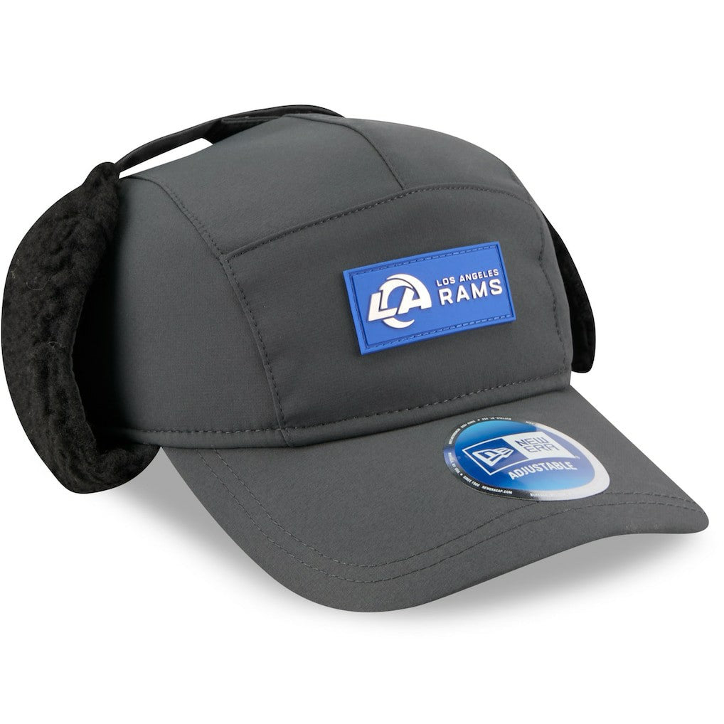 Los Angeles Rams 2025 Sideline Cold Weather Runner Dog Ear Adjustable Hat | NFL Sale