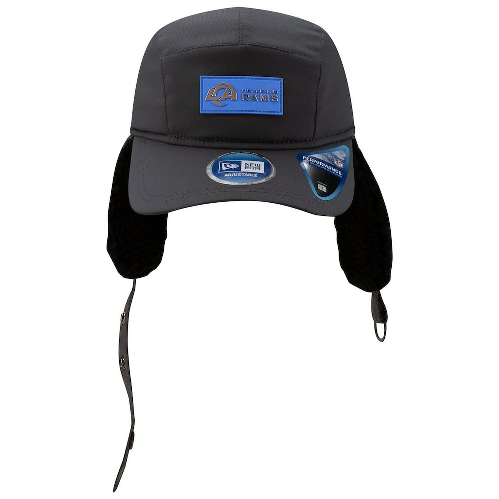 Los Angeles Rams 2025 Sideline Cold Weather Runner Dog Ear Adjustable Hat | NFL Sale