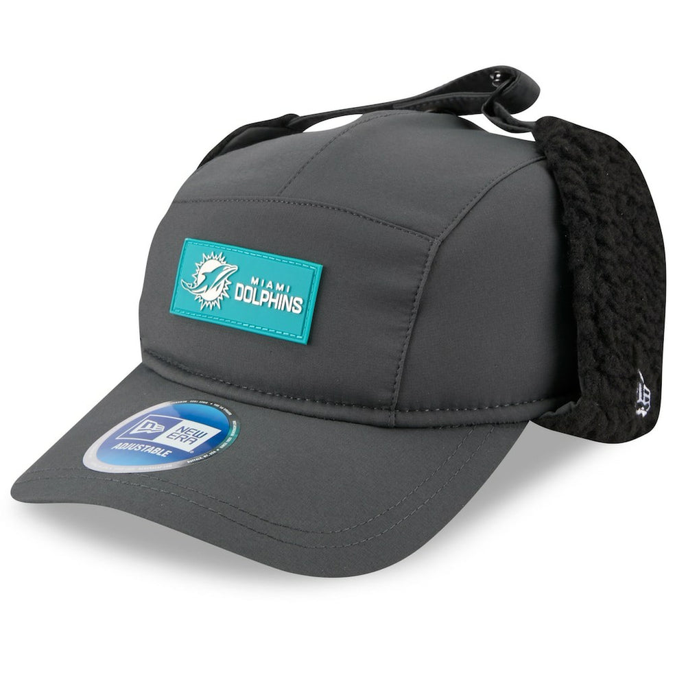 Miami Dolphins 2025 Sideline Cold Weather Runner Dog Ear Adjustable Hat | NFL US
