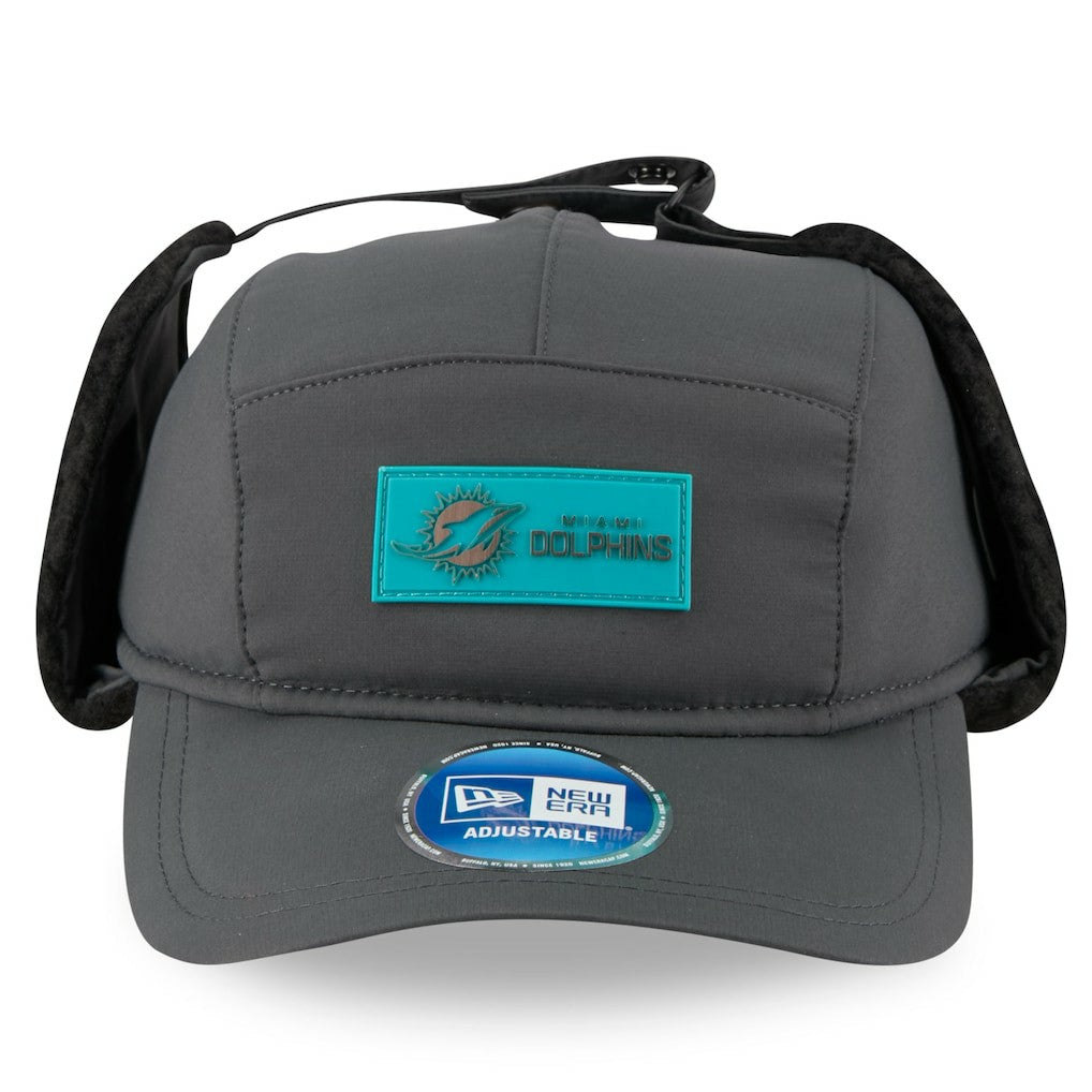 Miami Dolphins 2025 Sideline Cold Weather Runner Dog Ear Adjustable Hat | NFL US