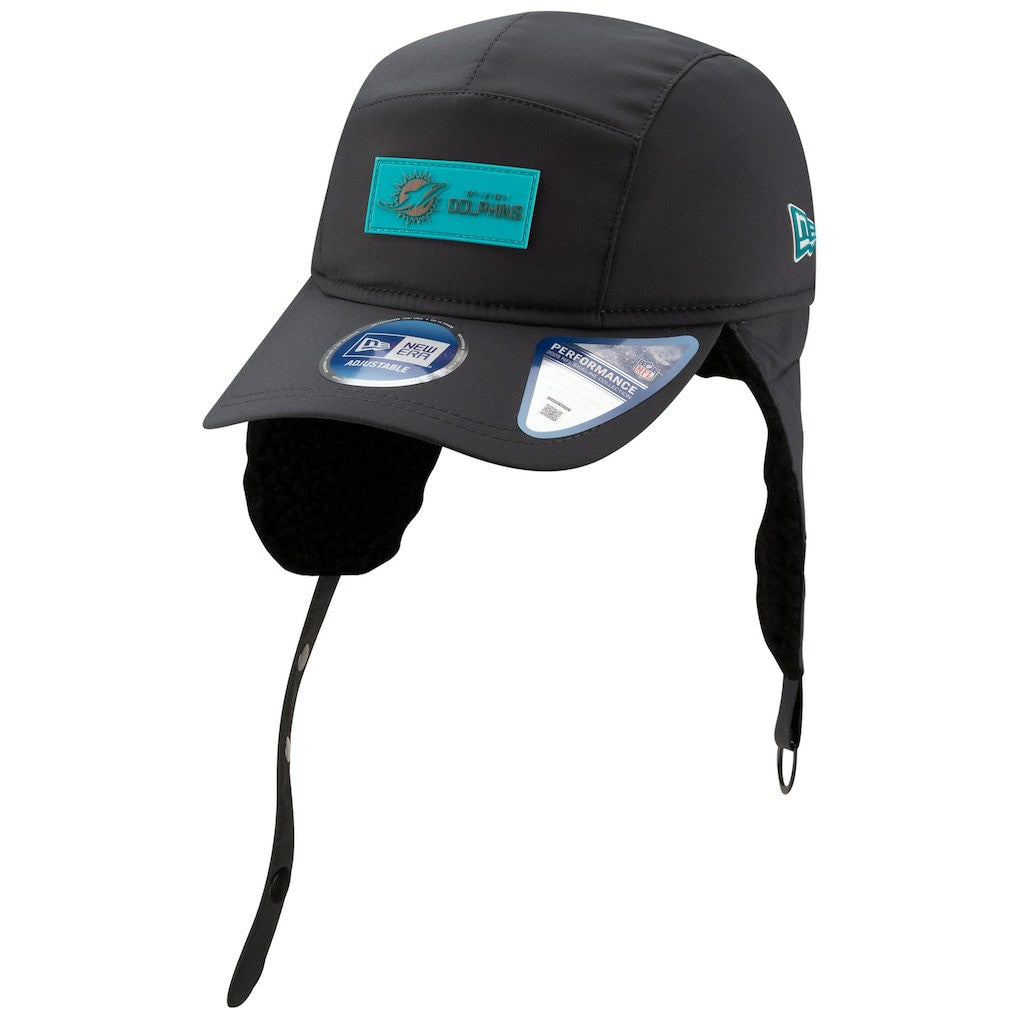 Miami Dolphins 2025 Sideline Cold Weather Runner Dog Ear Adjustable Hat | NFL US