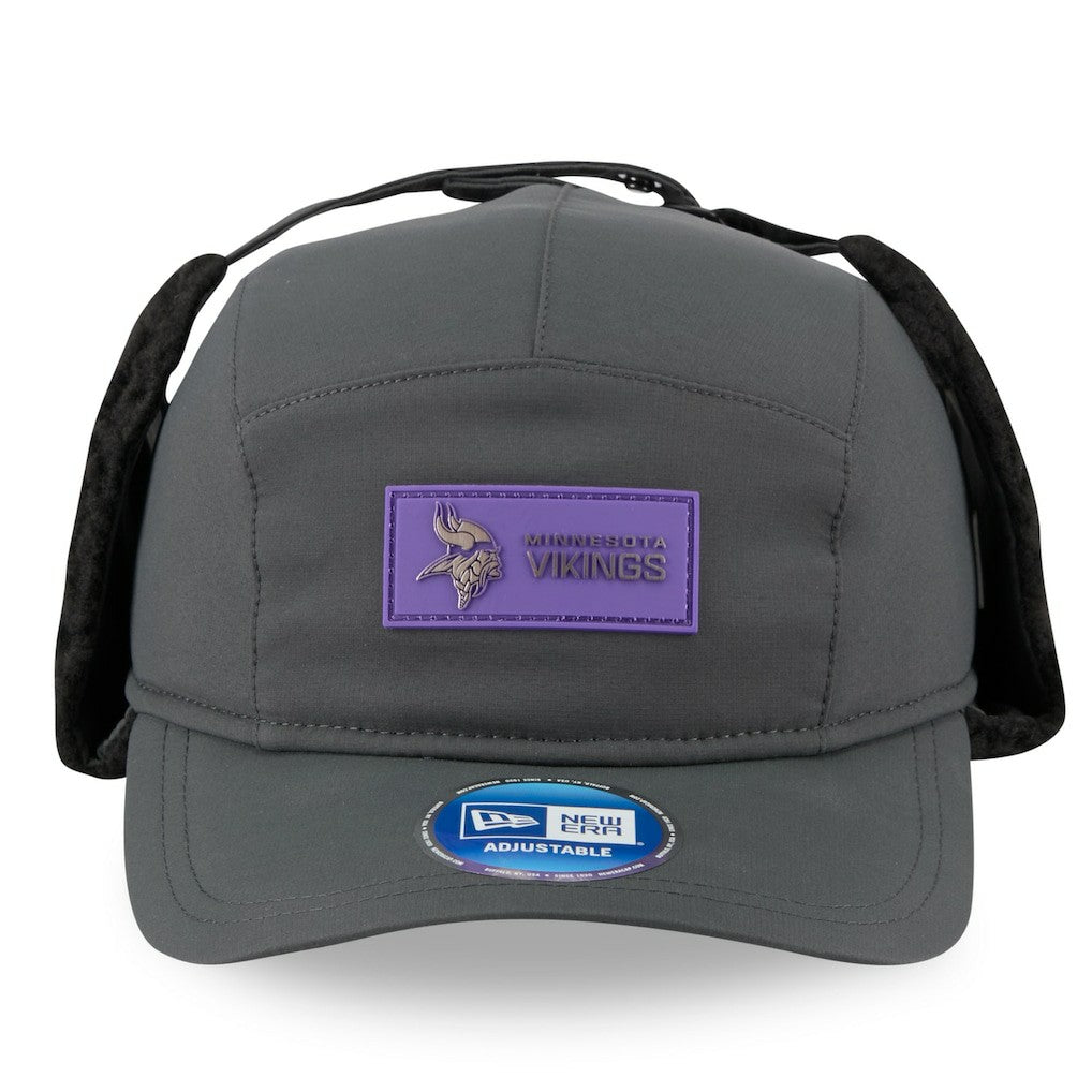 Minnesota Vikings 2025 Sideline Cold Weather Runner Dog Ear Adjustable Hat | NFL US