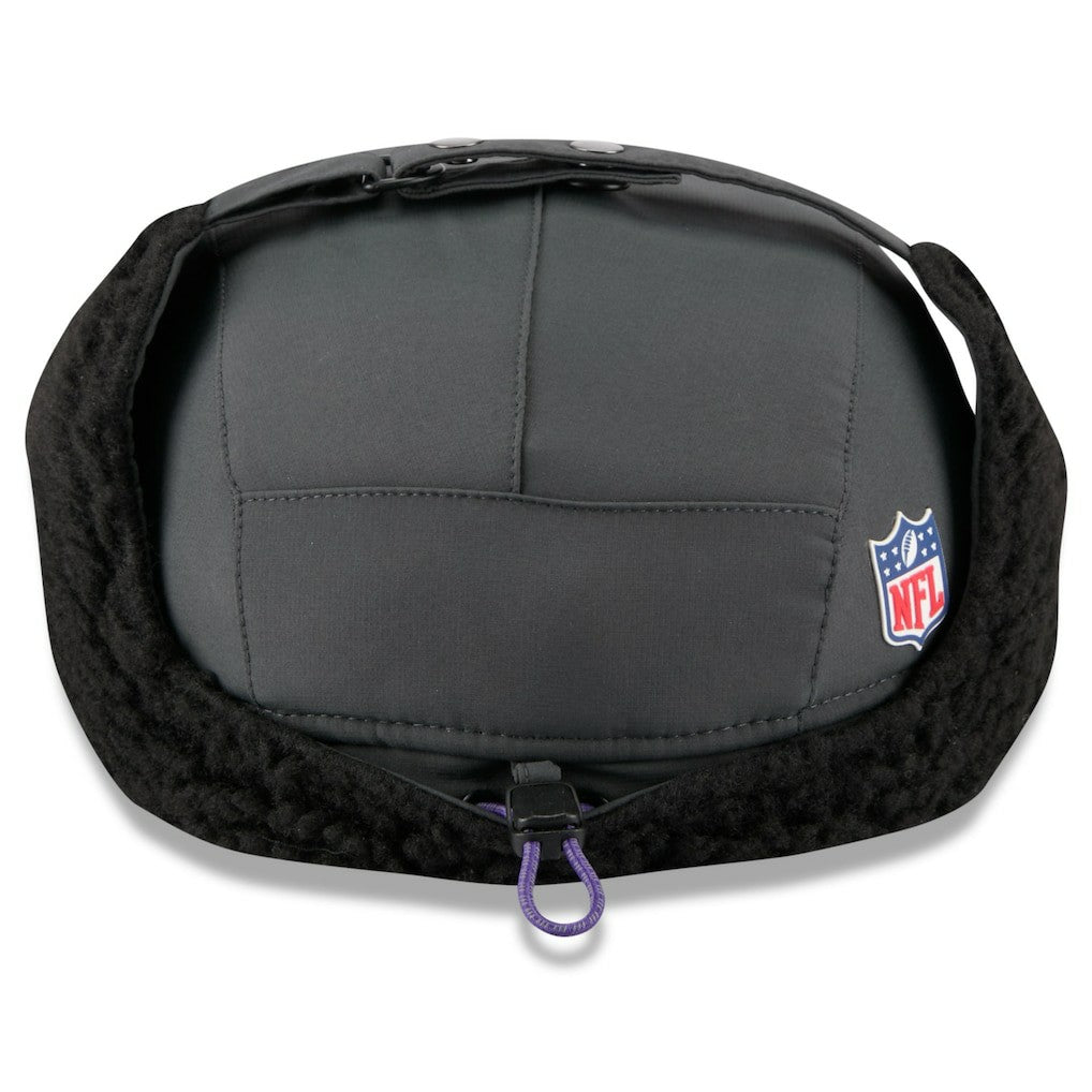 Minnesota Vikings 2025 Sideline Cold Weather Runner Dog Ear Adjustable Hat | NFL US