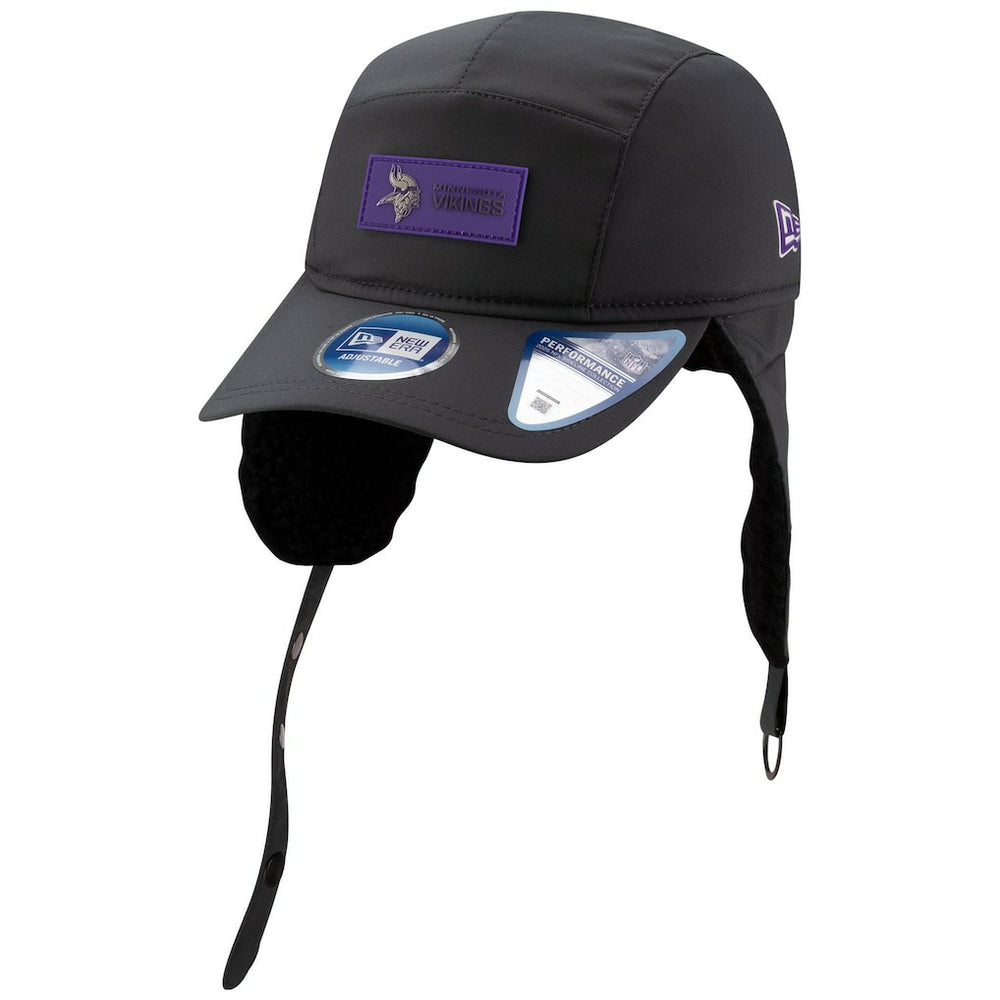 Minnesota Vikings 2025 Sideline Cold Weather Runner Dog Ear Adjustable Hat | NFL US