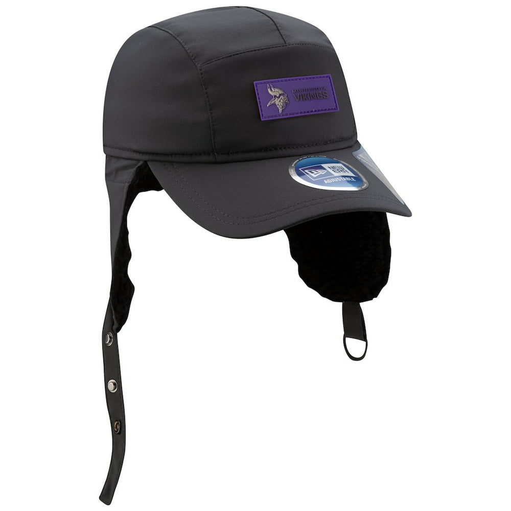 Minnesota Vikings 2025 Sideline Cold Weather Runner Dog Ear Adjustable Hat | NFL US