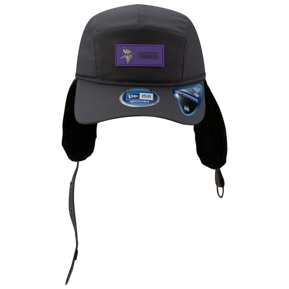 Minnesota Vikings 2025 Sideline Cold Weather Runner Dog Ear Adjustable Hat | NFL US