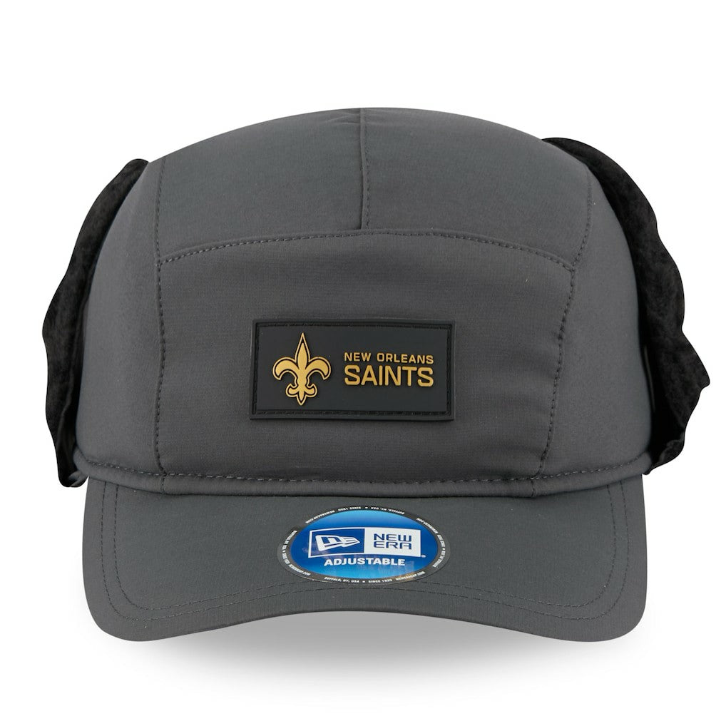 New Orleans Saints 2025 Sideline Cold Weather Runner Dog Ear Adjustable Hat | NFL Online